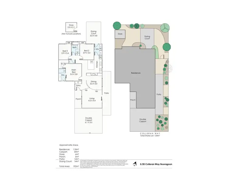 Floorplan of Homely villa listing, 5/20 Colleran Way, Booragoon WA 6154