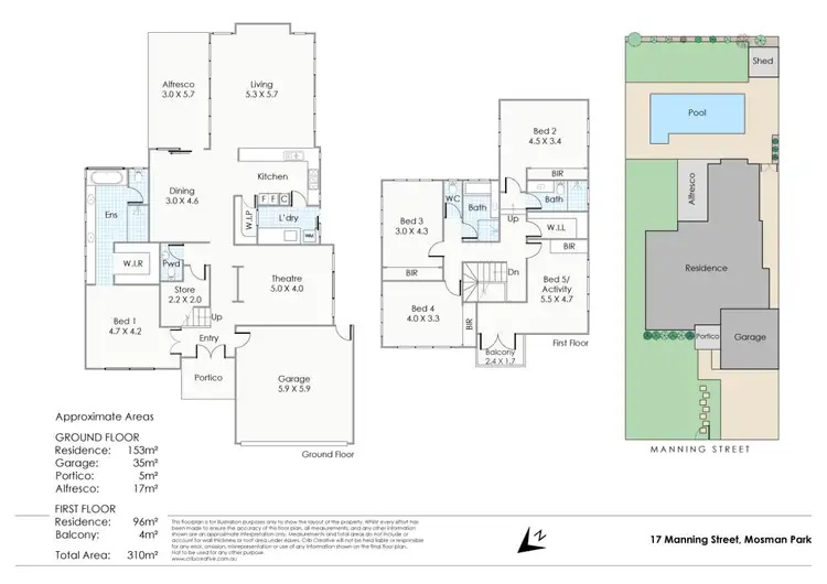 Floorplan of Homely house listing, 17 Manning Street, Mosman Park WA 6012