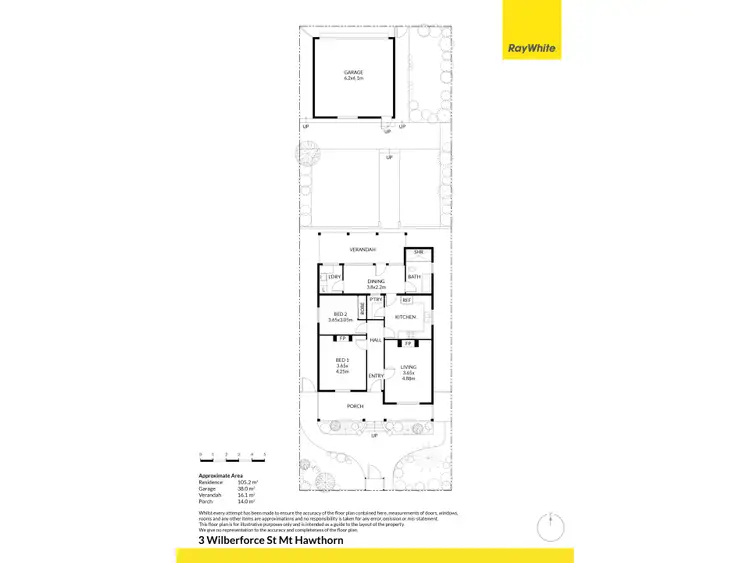 Floorplan of Homely house listing, 3 Wilberforce Street, Mount Hawthorn WA 6016