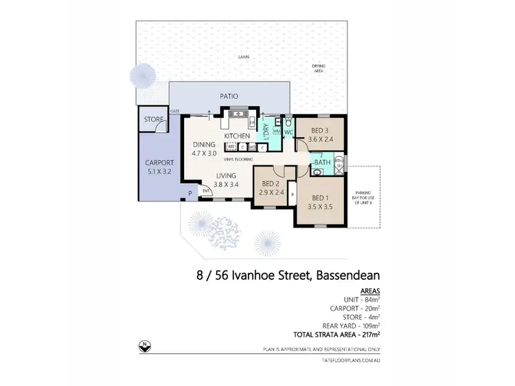Floorplan of Homely villa listing, 8/56 Ivanhoe Street, Bassendean WA 6054