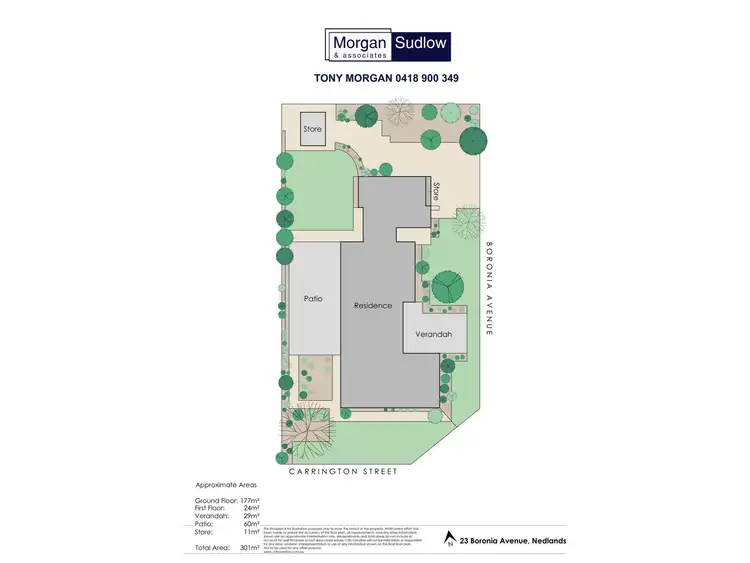 Floorplan of Homely house listing, 23 Boronia Avenue, Nedlands WA 6009