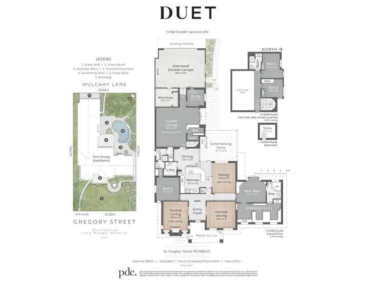 Floorplan of Homely house listing, 83 Gregory Street, Wembley WA 6014