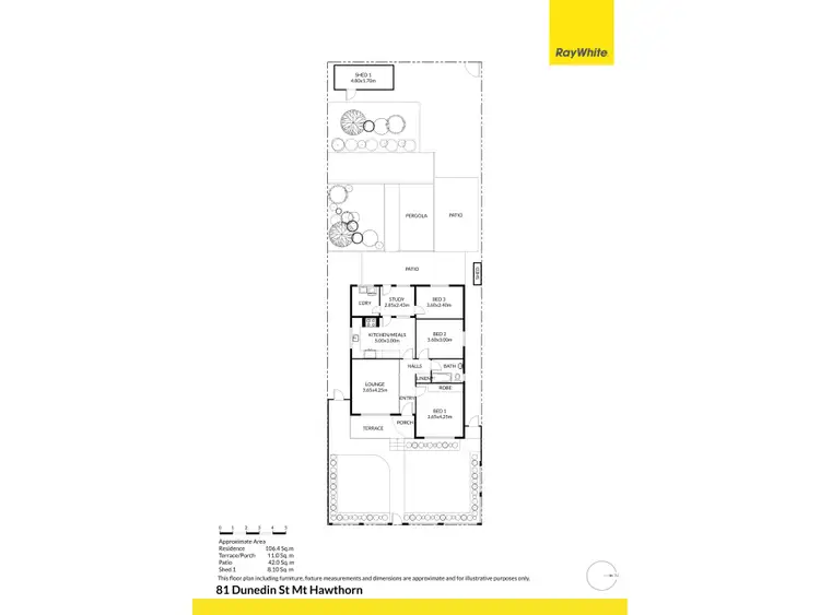 Floorplan of Homely house listing, 81 Dunedin Street, Mount Hawthorn WA 6016