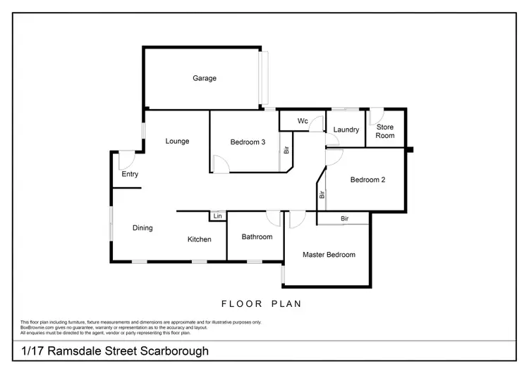 Floorplan of Homely villa listing, 1/17 Ramsdale Street, Scarborough WA 6019