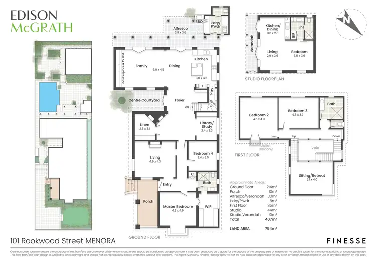 Floorplan of Homely house listing, 101 Rookwood Street, Menora WA 6050