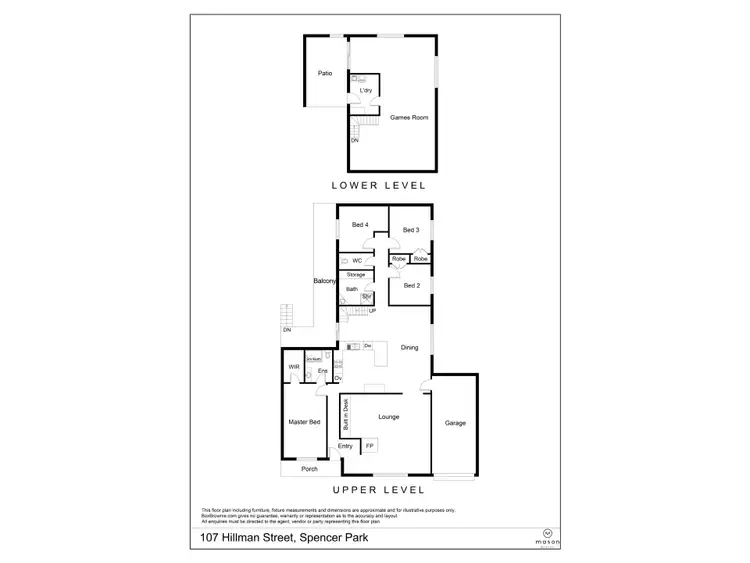 Floorplan of Homely house listing, 107 Hillman Street, Spencer Park WA 6330