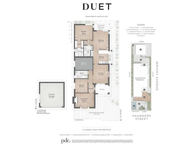 Floorplan of Homely house listing, 10 Saunders Street, Swanbourne WA 6010
