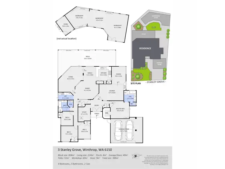 Floorplan of Homely house listing, 3 Stanley Grove, Winthrop WA 6150
