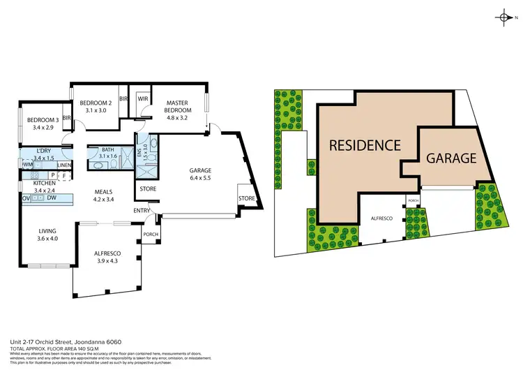 Floorplan of Homely house listing, 3/17 Orchid Street, Joondanna WA 6060
