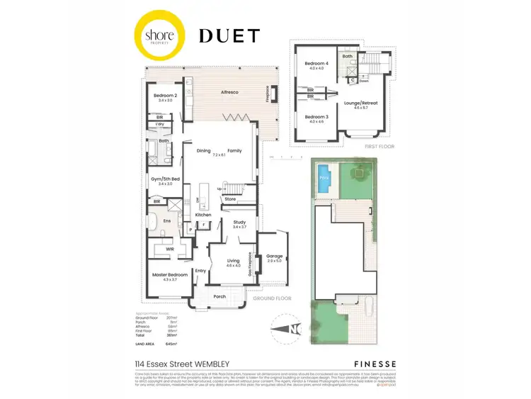 Floorplan of Homely house listing, 114 Essex Street, Wembley WA 6014