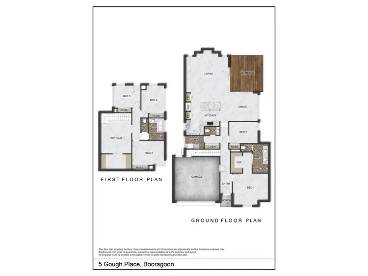 Floorplan of Homely house listing, 5 Gough Pl, Booragoon WA 6154