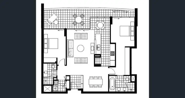 Floorplan of Homely apartment listing, 502/19 The Circus, Burswood WA 6100