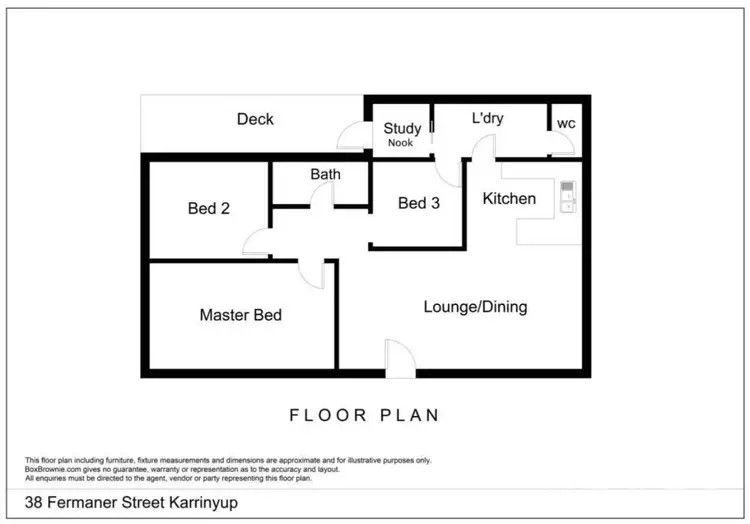 Floorplan of Homely house listing, 38 Fermaner Street, Karrinyup WA 6018