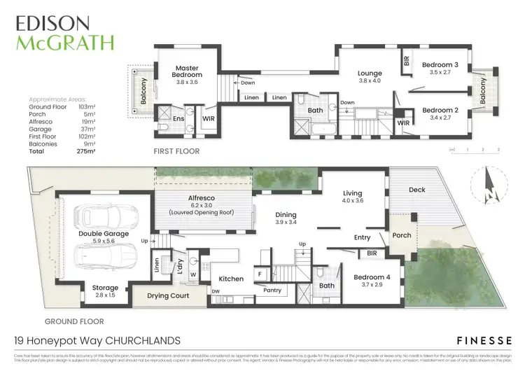 Floorplan of Homely house listing, 19 Honeypot Way, Churchlands WA 6018