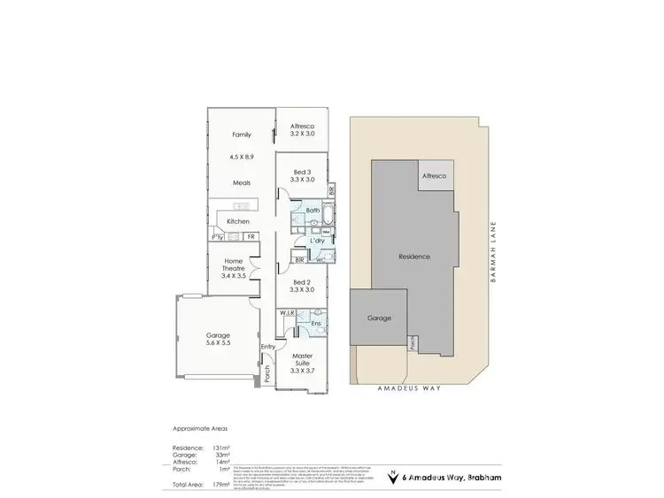 Floorplan of Homely house listing, 6 Amadeus Way, Brabham WA 6055