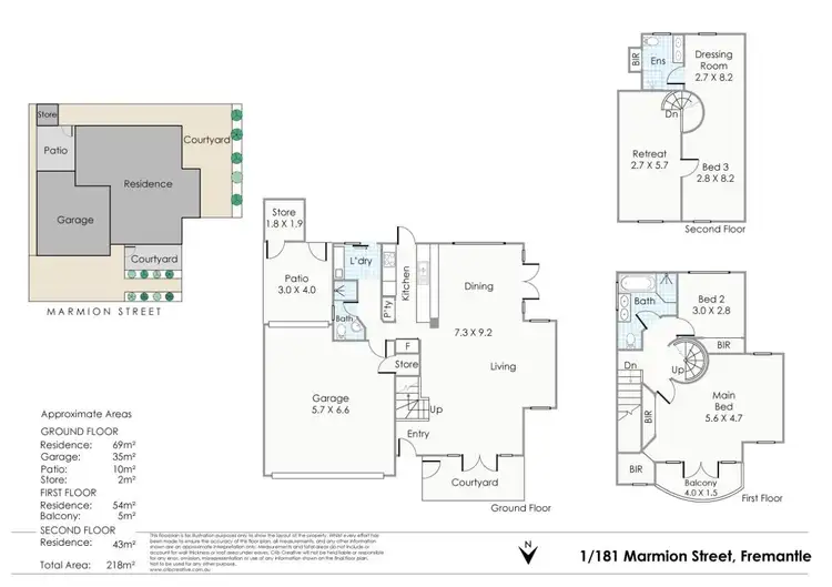 Floorplan of Homely house listing, 1/181 Marmion Street, Fremantle WA 6160