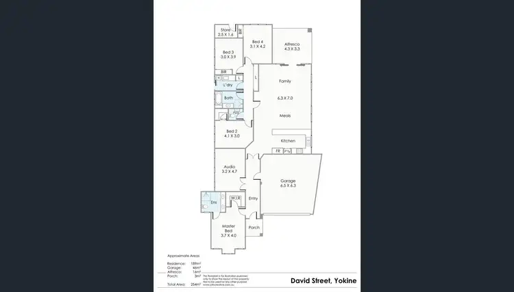 Floorplan of Homely house listing, 70 David Street, Yokine WA 6060