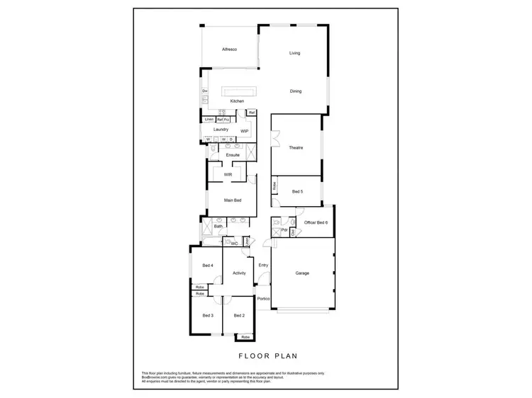 Floorplan of Homely house listing, 177 Hancock Street, Doubleview WA 6018