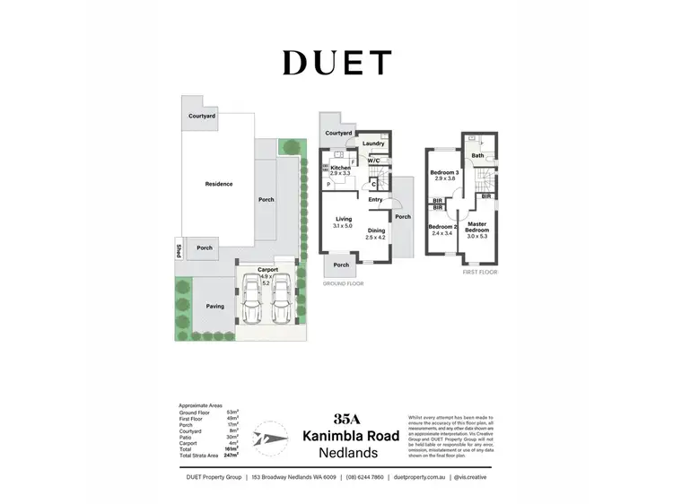 Floorplan of Homely house listing, 35A Kanimbla Road, Nedlands WA 6009