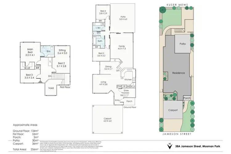 Floorplan of Homely house listing, 38A Jameson  Street, Mosman Park WA 6012
