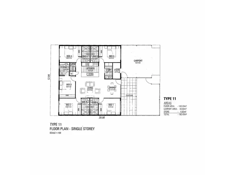 Floorplan of Homely house listing, 24 MullaMulla Street, Newman WA 6753