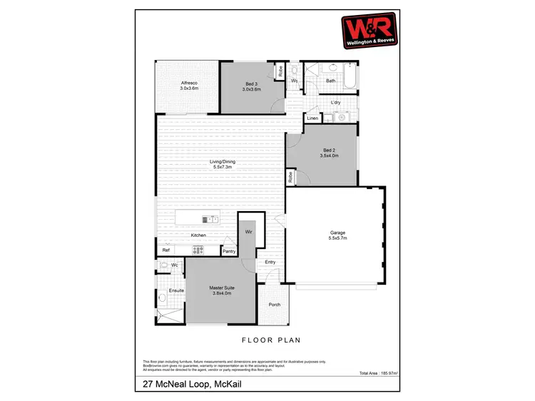 Floorplan of Homely house listing, 27 McNeal Loop, Mckail WA 6330