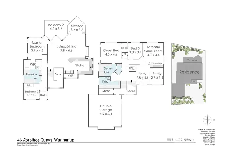 Floorplan of Homely house listing, 46 Abrolhos Quays, Wannanup WA 6210