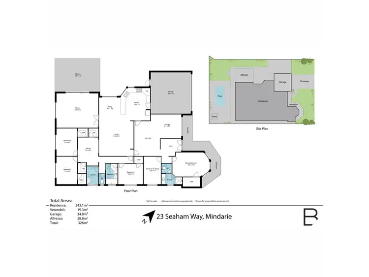 Floorplan of Homely house listing, 23 Seaham Way, Mindarie WA 6030