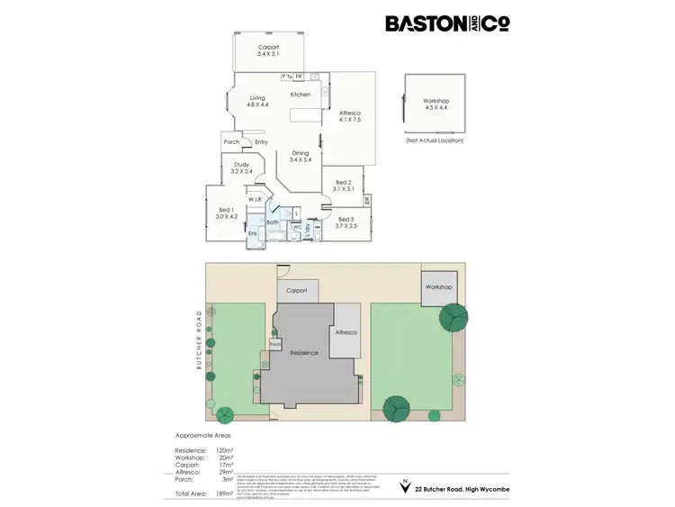 Floorplan of Homely house listing, 22 Butcher Road, High Wycombe WA 6057