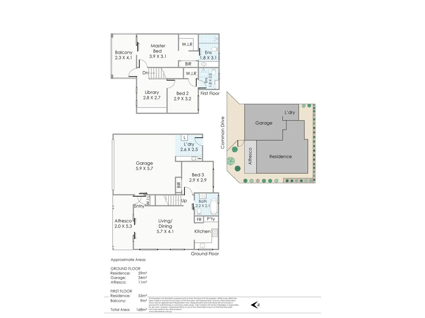Floorplan of Homely house listing, 4C Hallin Court, Ardross WA 6153