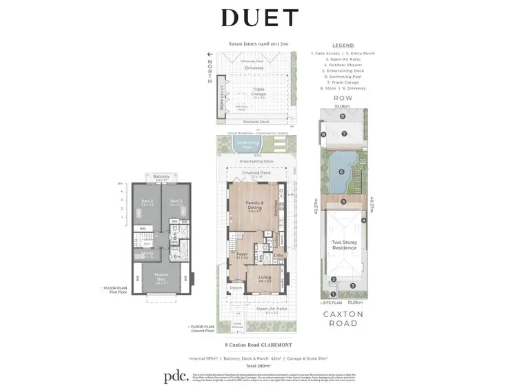 Floorplan of Homely house listing, 8 Caxton Road, Claremont WA 6010