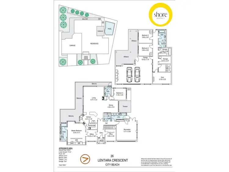Floorplan of Homely house listing, 26 Lentara Crescent, City Beach WA 6015