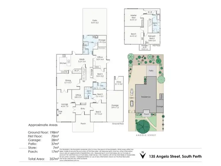 Floorplan of Homely house listing, 135 Angelo Street, South Perth WA 6151