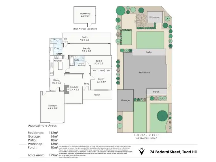 Floorplan of Homely house listing, 74 Federal Street, Tuart Hill WA 6060