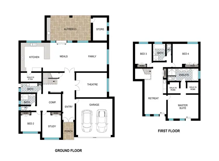 Floorplan of Homely house listing, 8 Macedon Road, Dalyellup WA 6230
