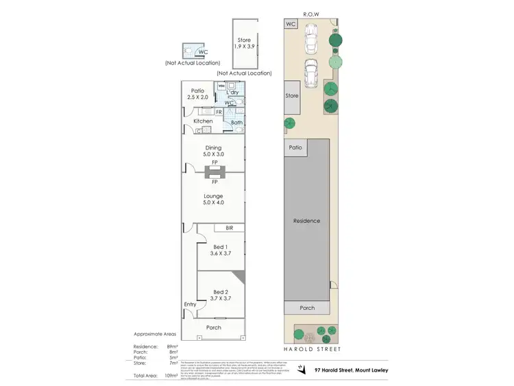 Floorplan of Homely house listing, 97 Harold Street, Mount Lawley WA 6050