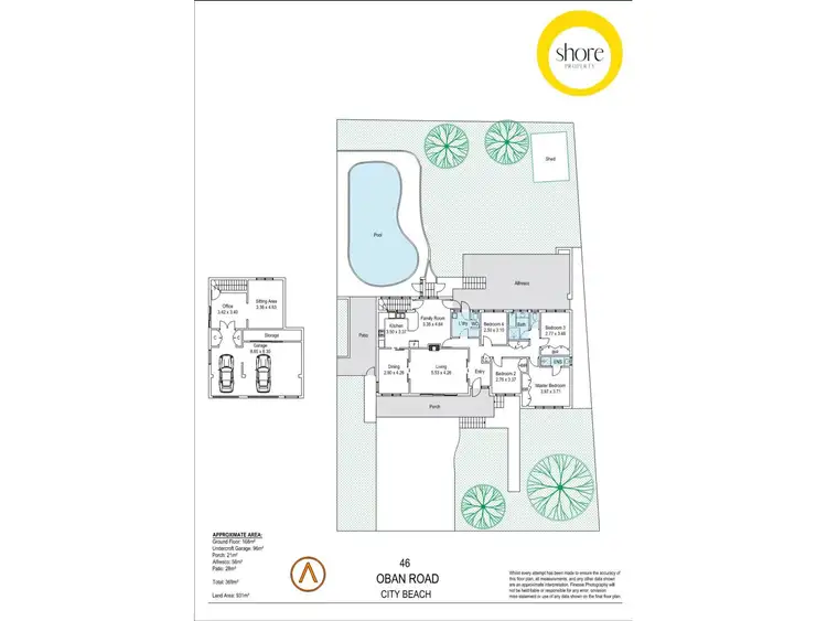 Floorplan of Homely house listing, 46 Oban Road, City Beach WA 6015