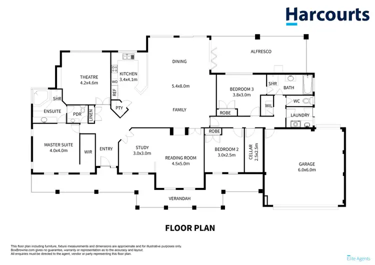 Floorplan of Homely house listing, 1 Galilee Way, Baldivis WA 6171