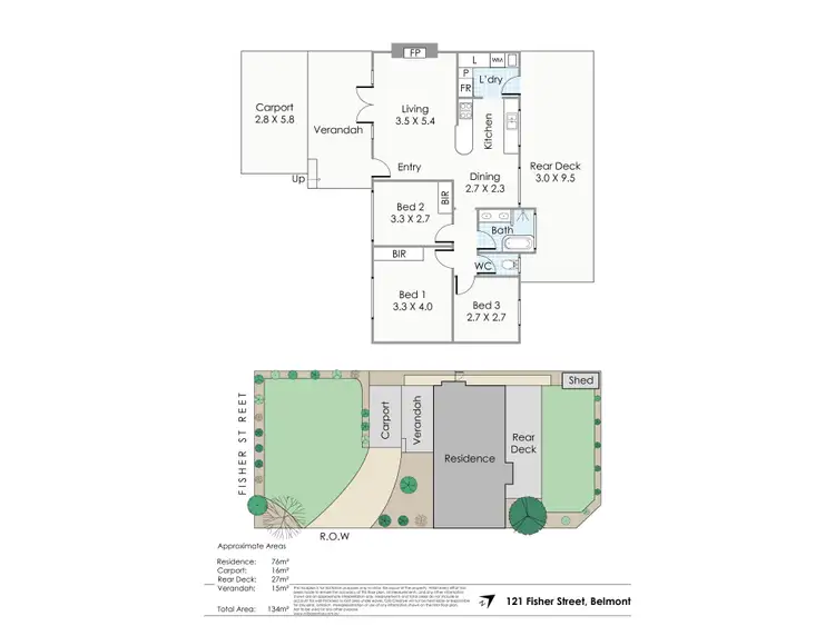 Floorplan of Homely house listing, 121 Fisher Street, Belmont WA 6104