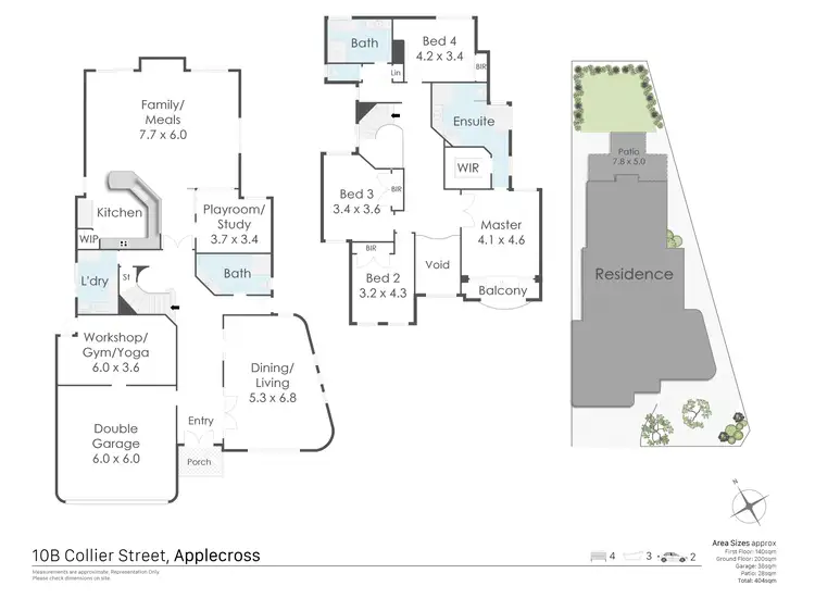 Floorplan of Homely house listing, 10B Collier Street, Applecross WA 6153