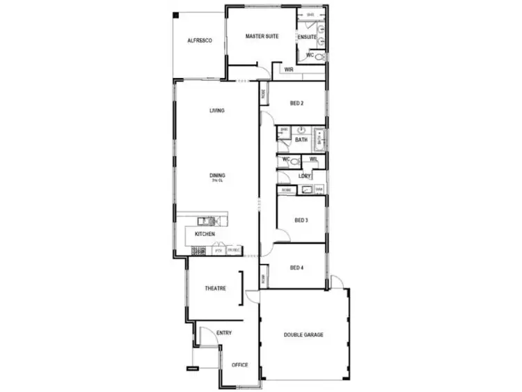 Floorplan of Homely house listing, 4 Hilory Street, Coolbellup WA 6163