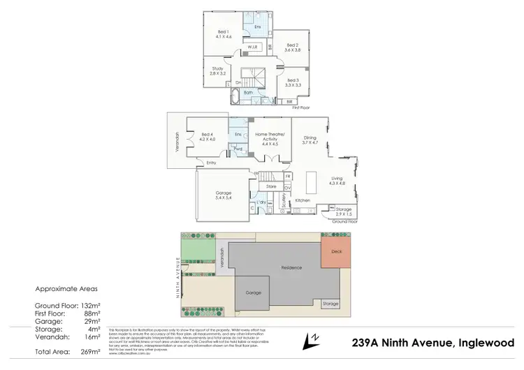Floorplan of Homely house listing, 239A Ninth Avenue, Inglewood WA 6052