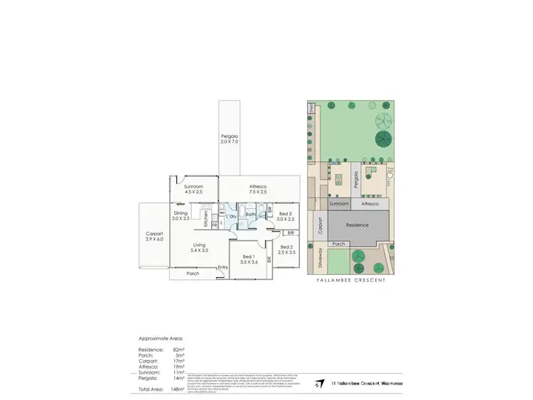 Floorplan of Homely house listing, 11 Yallambee Crescent, Wanneroo WA 6065