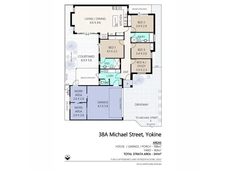 Floorplan of Homely house listing, 38a Michael Street, Yokine WA 6060