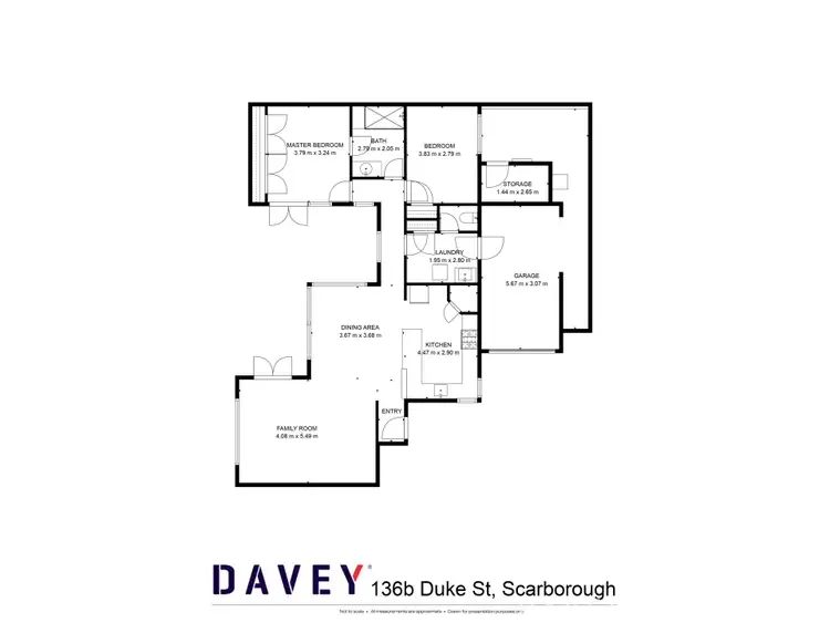 Floorplan of Homely house listing, 136B Duke Street, Scarborough WA 6019