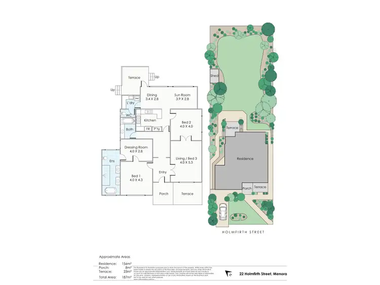 Floorplan of Homely house listing, 22 Holmfirth Street, Menora WA 6050
