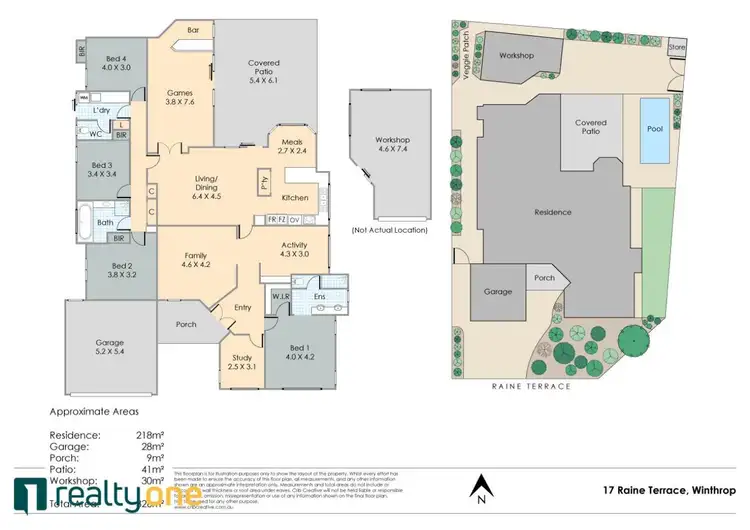 Floorplan of Homely house listing, 17 Raine Terrace, Winthrop WA 6150