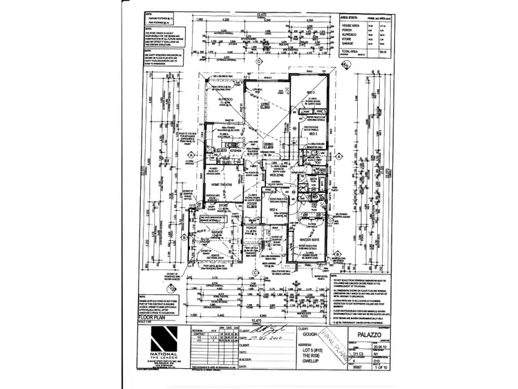 Floorplan of Homely house listing, 10 The Rise, Gwelup WA 6018