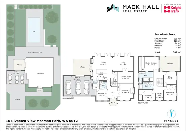 Floorplan of Homely house listing, 16 Riversea View, Mosman Park WA 6012