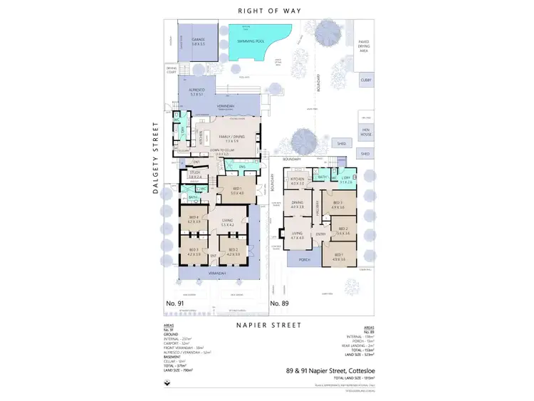 Floorplan of Homely house listing, 89 Napier Street, Cottesloe WA 6011